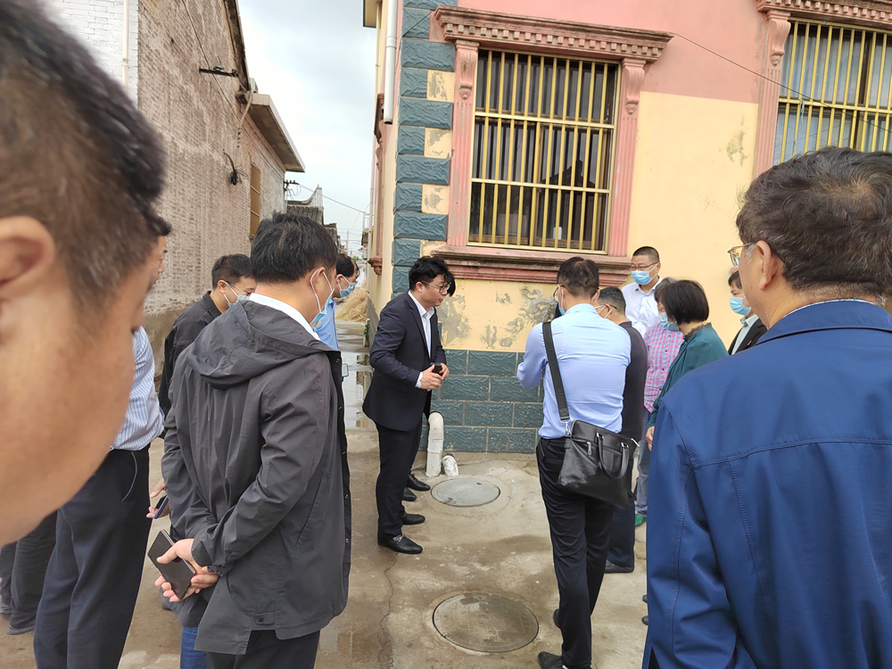 鹽城市農業農村局考察泰州市姜堰區生活污水治理項目